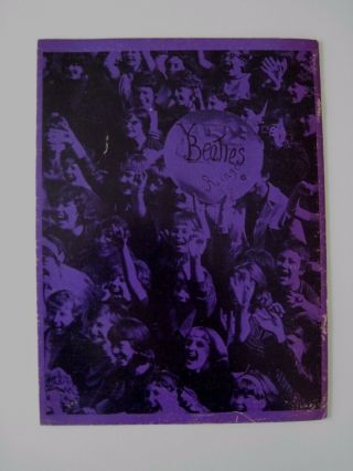 BEATLES LTD.  - 1964 U.  S.  CONCERT PROGRAM TOUR BOOK - Rare Smaller Size 2