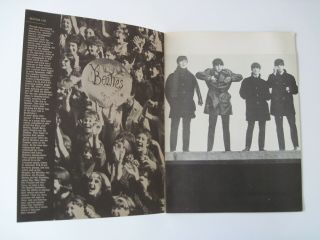 BEATLES LTD.  - 1964 U.  S.  CONCERT PROGRAM TOUR BOOK - Rare Smaller Size 3