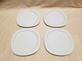 4 Rosenthal Studio Line Suomi White Dinner Plates