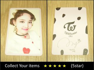 Twice 3rd Mini Album Coaster Lane2 Knock Knock Nayeon B Official Photo Card