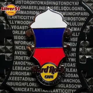Hard Rock Cafe St.  Petersburg Core Flag Headstock Pin