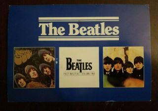 The Beatles Rare Postcard Sent To Record Stores Cd Rubber Soul Beatles