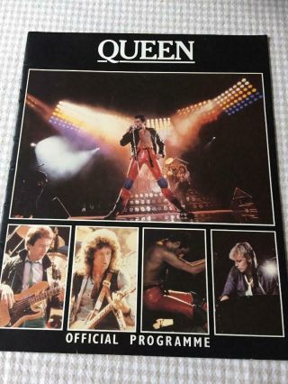 Tour Programme Queen Freddie Mercury European Tour 1980