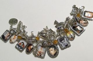 Elvis Presley Charm Bracelet Hand Crafted 2