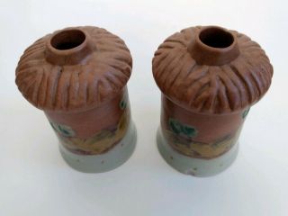 Iron Mountain Stoneware Over The Hills Candle Stick Holder - Set of 2 2