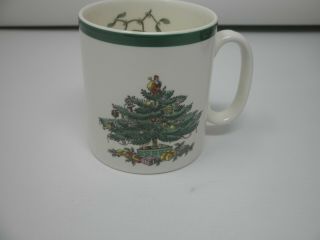 Spode Christmas Tree Coffee Mug Made In England S3324 A5 3 Inches Tall