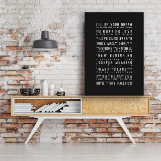 Savage Garden Truly Madly Deeply | SONG LYRICS ART PRINT | CANVAS GIFT 2