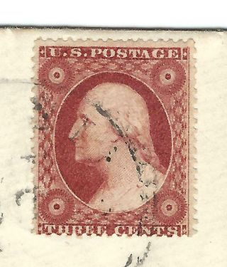 Us Stamp Scott 25 26 26a 1857 3 Cent Sing Sing,  Ny.  Canc.  Ny.  On Cover