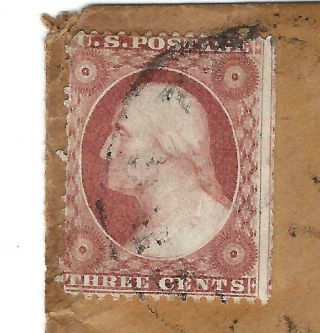 Us Stamp: Scott 25,  26,  26a,  1857 3 Cent To St Lawrence Co.  Ny.  On Cover