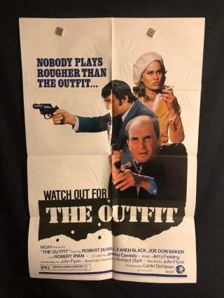 The Outfit 1973 One Sheet Movie Poster Revised Robert Duvall Spy Crime Police