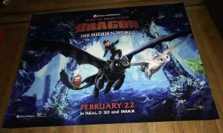How To Train Your Dragon 3 The Hidden World 5ft Subway Movie Poster 3 2019