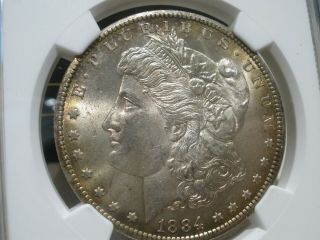 Ngc Ms 64 1884 Cc Carson City Morgan Silver Dollar