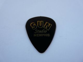 Sun Studios Memphis Black & Gold Promo Guitar Pick Elvis Presley