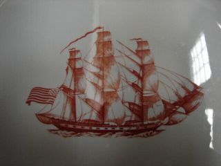 Set of 4 Spode RED TRADE WINDS 10 - 1/4 