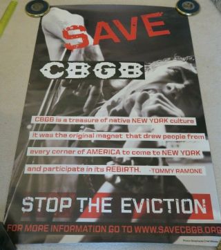 Cbgb Poster 2005 Save Cbgb Poster - York Punk