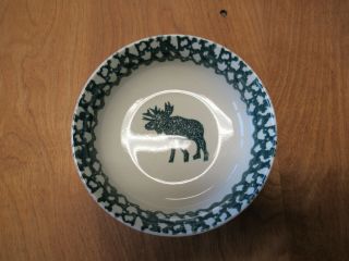 Tienshan Moose Country Cereal Bowl 6 " Green Sponge 28 Available