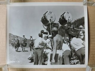 Camera Crew Filming On Location Candid Western Production Photo 47 Black Bart 2