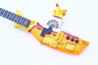 Rgm624 The Beatles Ringo Starr Yellow Submarine Miniature Guitar
