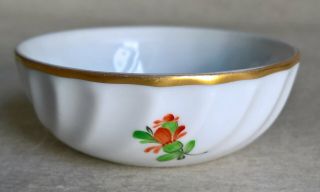 Vintage “herend – Hungary” Small Hand Painted Porcelain Bowl