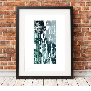 Depeche Mode ❤ Personal Jesus ❤ Song Lyric Poster Art Limited Edition Print 18