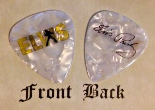 Elvis Presley Band Signature Logo Guitar Pick - (w)