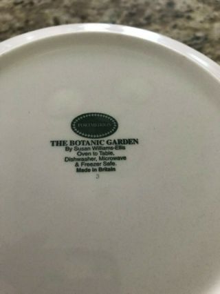 Portmeirion Botanic Garden Large Soup Bowl Small Serving Bowl Dog Rose 8.  25 