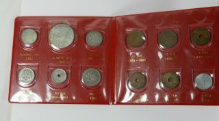 Souvenir Japanese Coin Set 1964 Japan Tokyo Olympic Games 100,  1000 Yen Coin