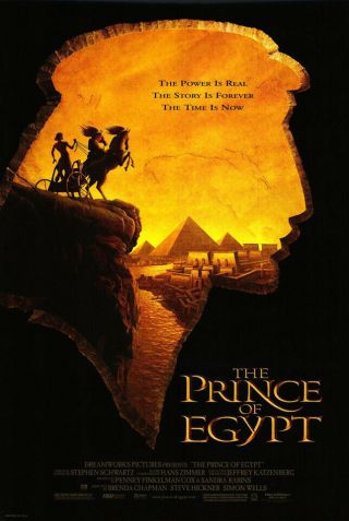 The Prince Of Egypt (1998) Movie Poster - Single - Sided - Rolled