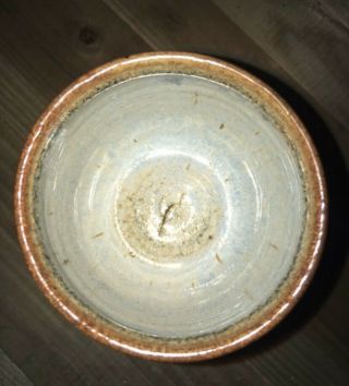 6.  5” Hand Crafted Spun Glazed Stoneware Pottery Art 9 Oz.  Goblet Chalice Cup Mug 3