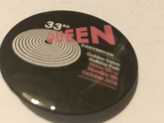 Queen Official 33rd Fanclub Convention Limited Edition Fanclub Only Pin Badge