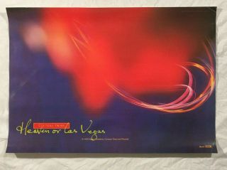 Cocteau Twins 1990 Promo Poster Heaven Or Las Vegas 4ad/capitol Records