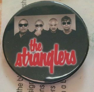 38mm Button Badge Punk Rock The Stranglers The Men In Black Jet Hugh Jj Giants