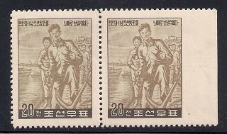 Korea.  1959 Sc 174 (20ch) Pair Mnh Og (47643)