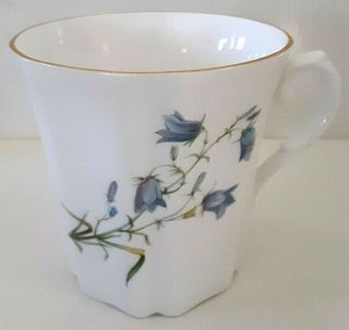 Royal Grafton Blue Floral Coffee Mug Tea Cup Fine China England