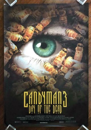 Candyman 3 Day Of The Dead 1999 Tony Todd Horror Slasher Video Poster