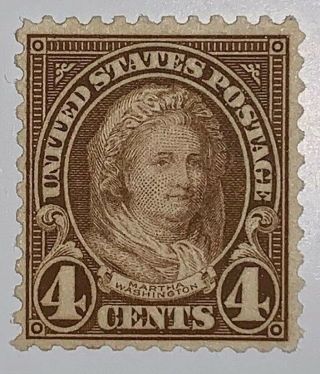 Travelstamps: 1922 - 26 Us Stamps Scott 556 Og Never Hinged Mognh 4 Cent