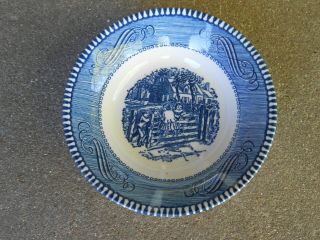 Royal China Currier And Ives 5 3/4 " Berry/fruit Bowl The Old Grist Mill