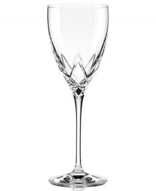 Lenox Stemware Fine European Crystal Venetian Lace Signature Wine Glass $43