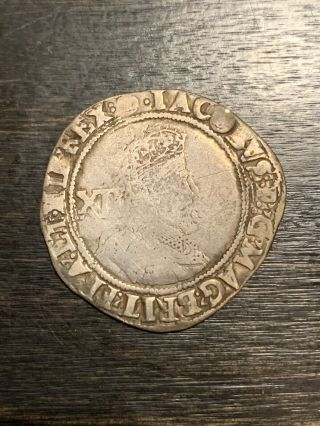 1603 - 1625 King James I Silver English Shilling