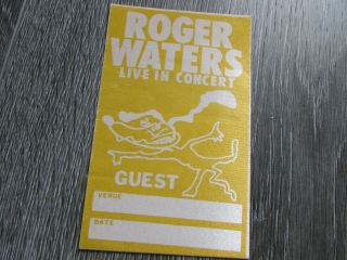 Roger Waters Pink Floyd Unidentified Tour Guest Pass / Ticket