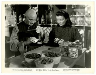 Katharine Hepburn,  Leonard Mudie Movie Photo 1944 Dragon Seed