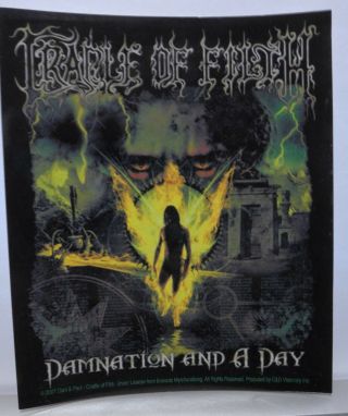 Cradle Of Filth Sticker Licensed Sticker Damnation And A Day Dani Filth
