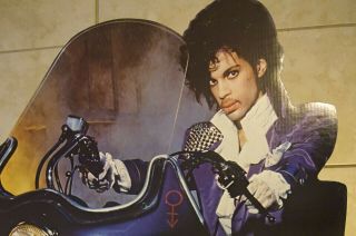 Prince Purple Rain Cardboard Movie Standee Poster Display 1984