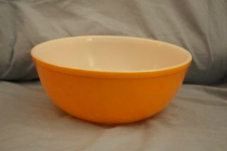 Vintage Pyrex Orange 4 Qt Mixing Bowl 404 Fantastic