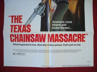 THE TEXAS CHAINSAW MASSACRE 1974 MOVIE POSTER 1SH HALLOWEEN BRYANSTON 2