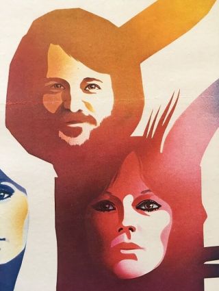 ABBA The Movie 1977 Australian One Sheet Poster (Linen backed) 2