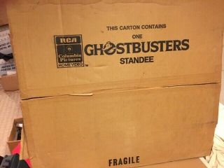 Ghostbusters 1985 Video Release Cardboard Standee In Factory Box