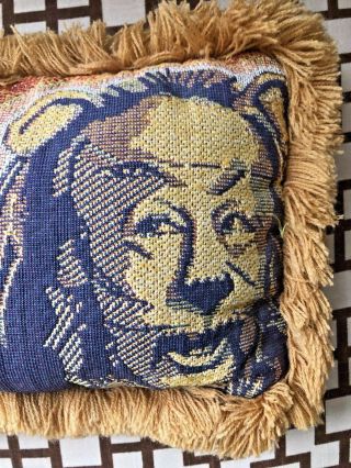 Wizard Of Oz Cowardly Lion Tapestry Small Throw Pillow, 3