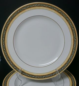 Two Wedgwood England China India 10 3/4 " Dinner Plates - W/ Tags -