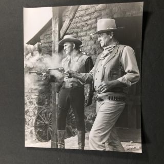 1967 John Wayne Kirk Douglas The War Wagon Western Orig Movie Still Photo A179